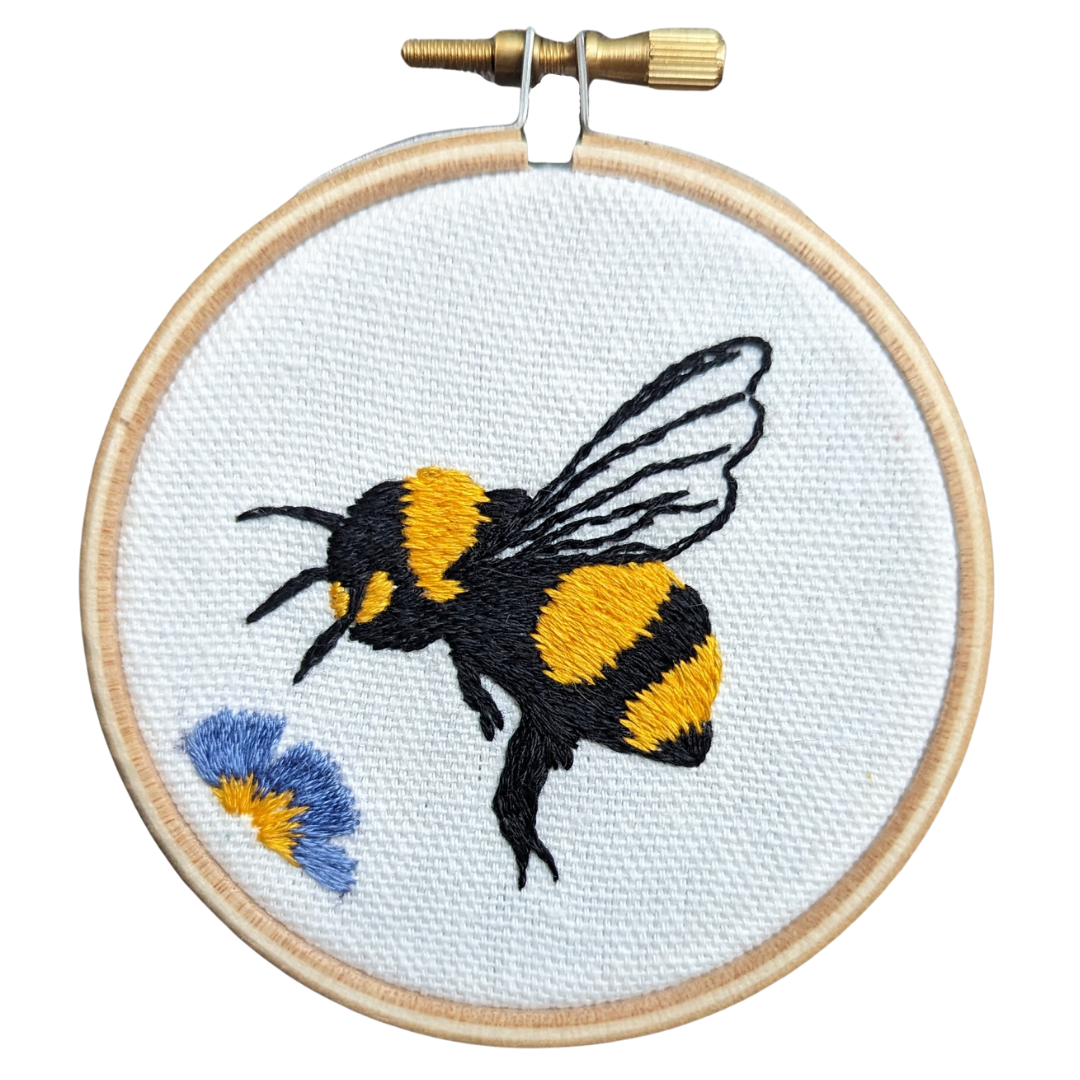 Mini Bee Embroidery Kit