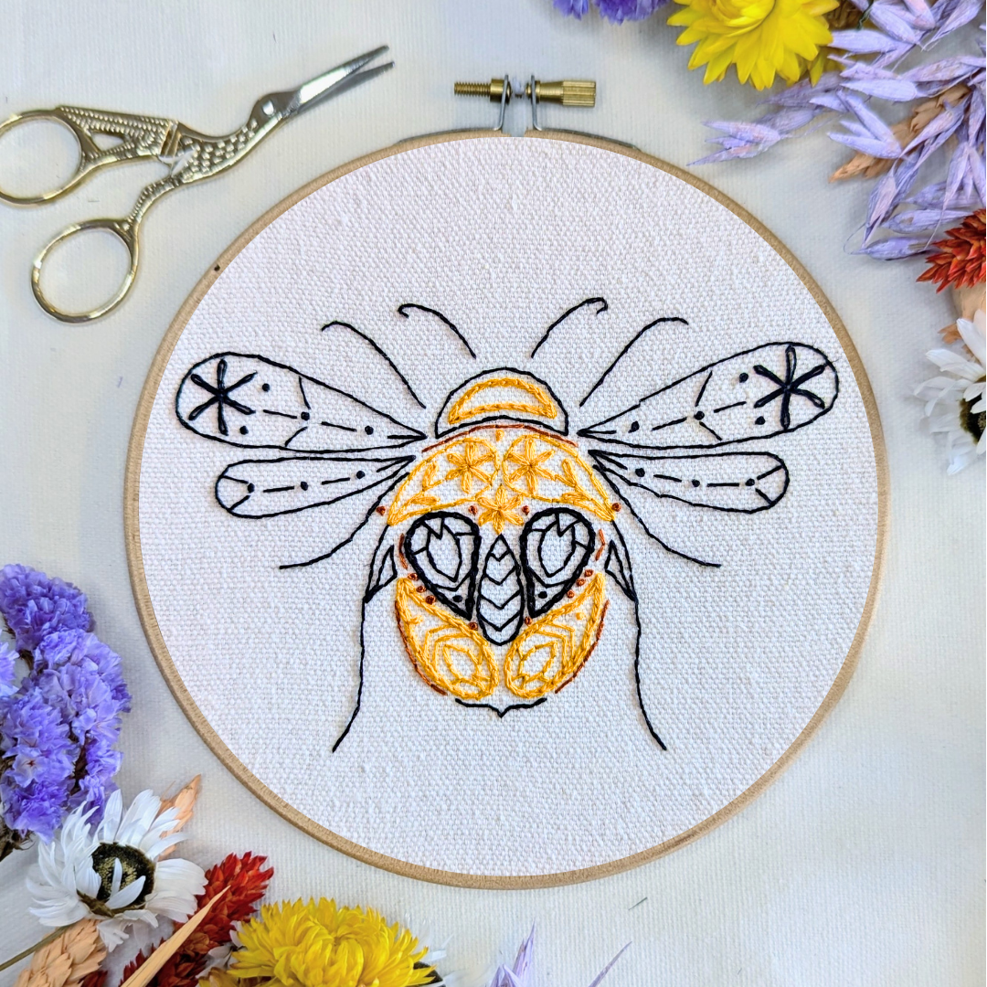 Bee Embroidery Kit