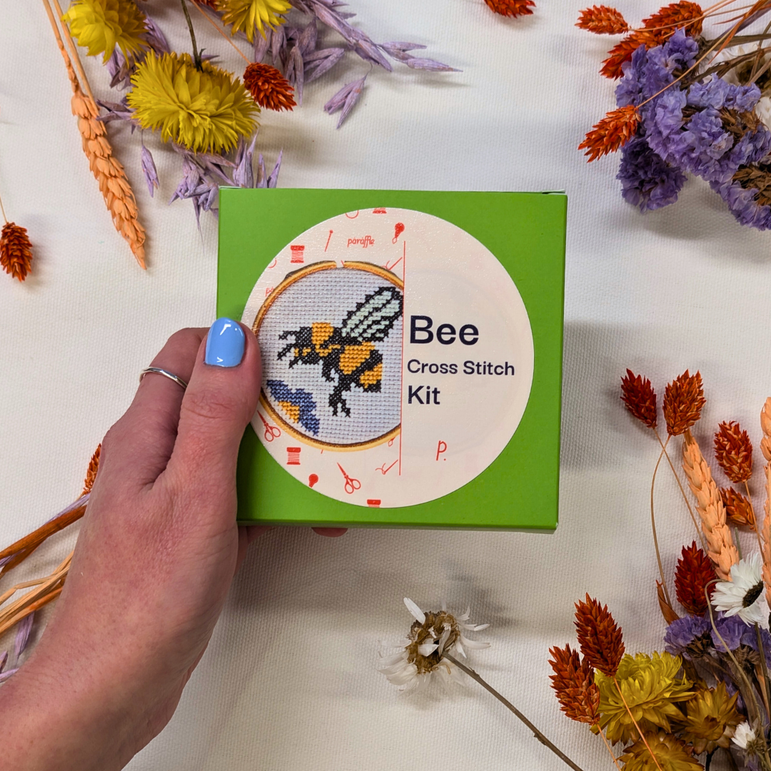 Mini Bee Cross Stitch Kit