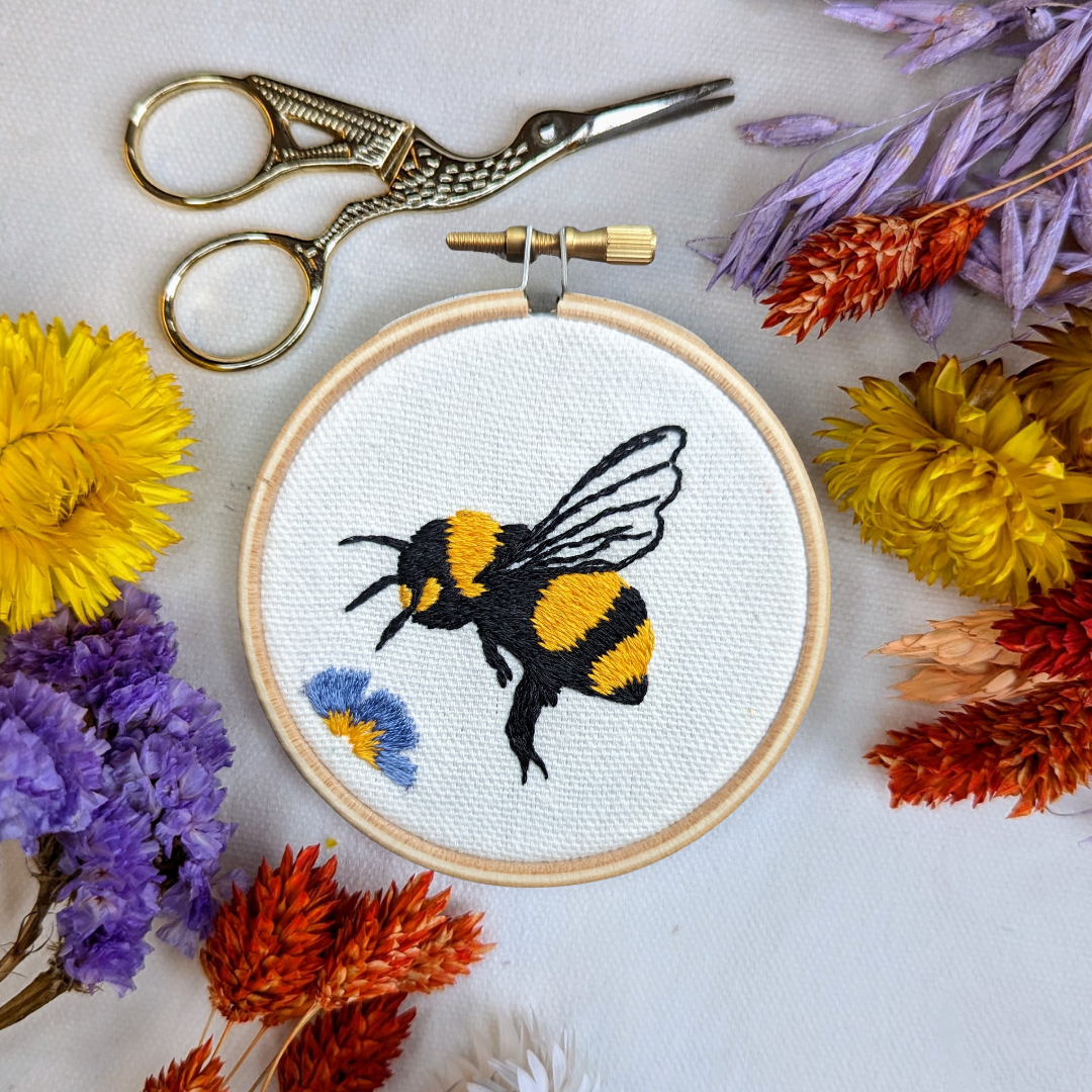 Mini Bee Embroidery Kit