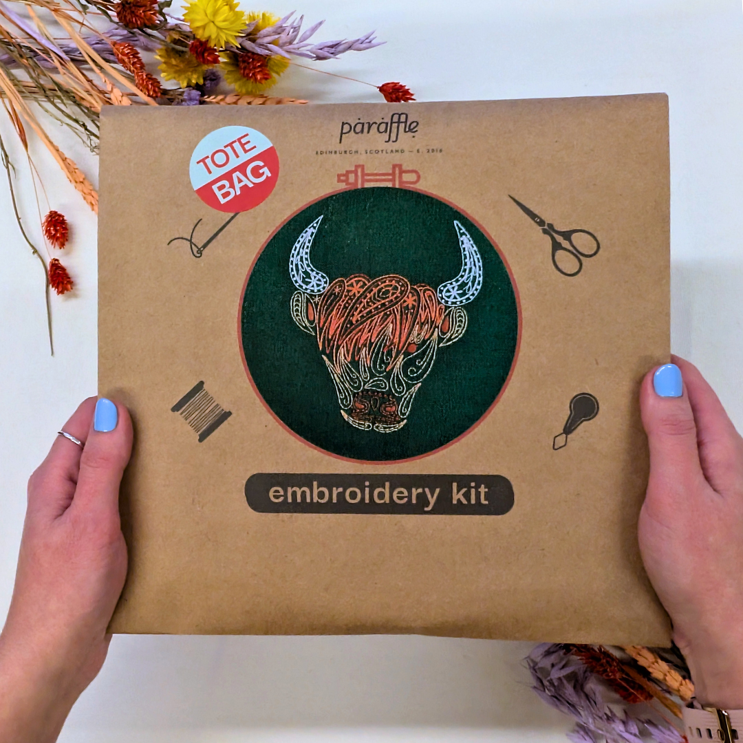 Highland Coo Tote Bag Kit