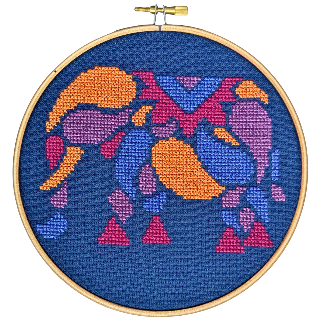 Elephant Cross Stitch Kit