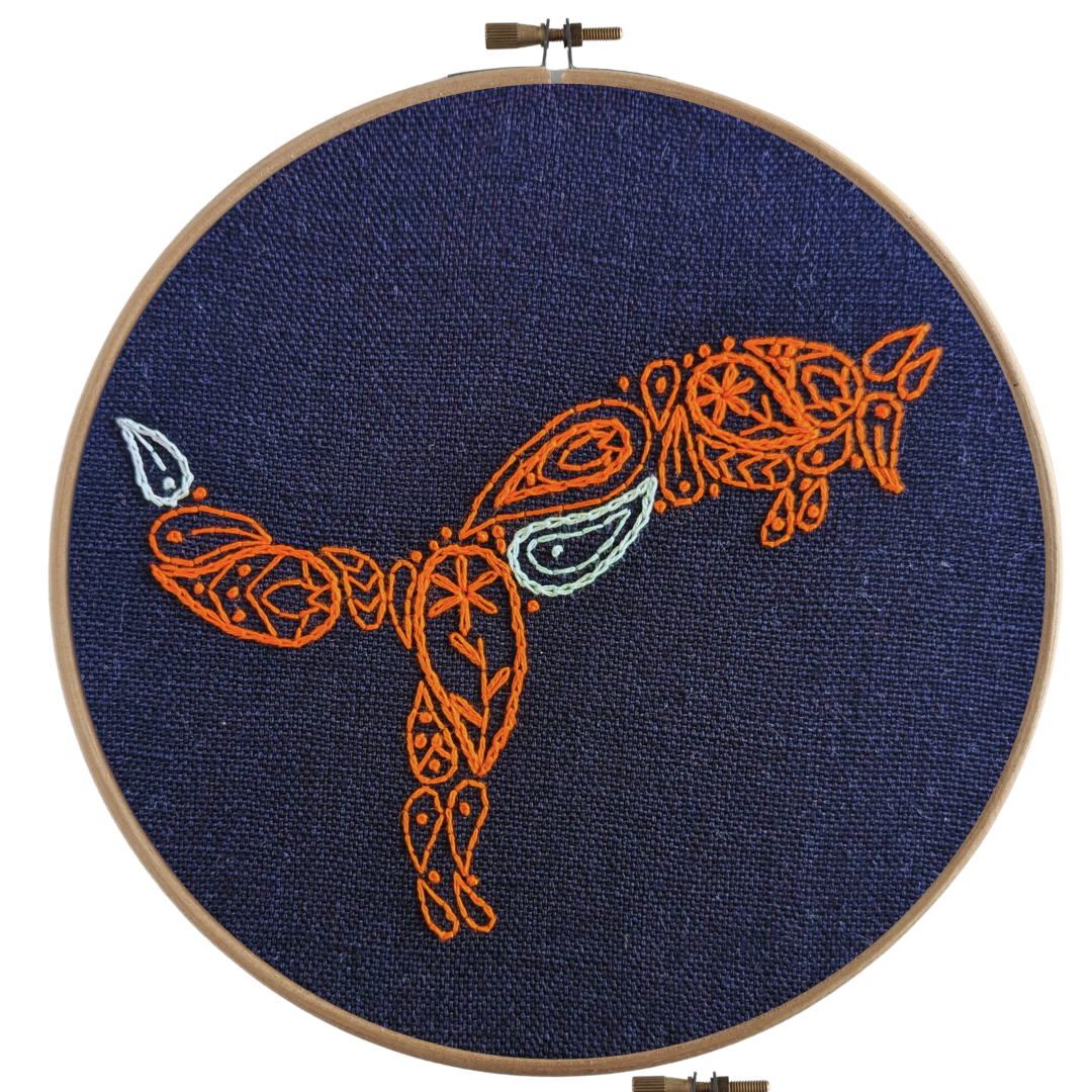 Fox Embroidery Kit