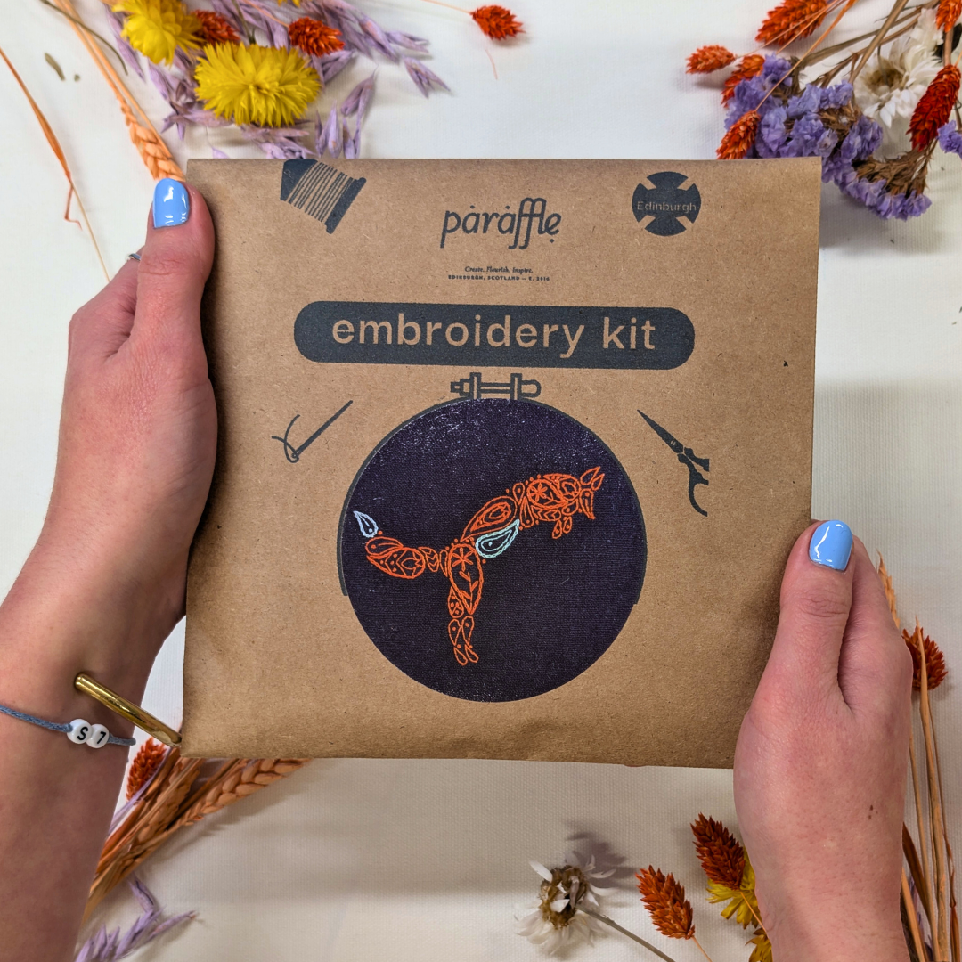 Fox Embroidery Kit