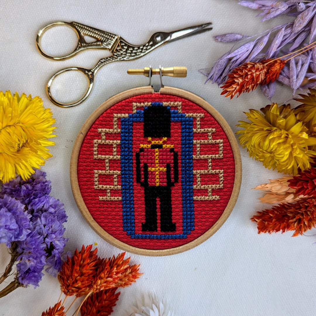 Mini King's Guard Cross Stitch Kit