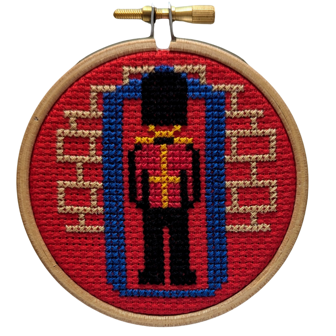 Mini King's Guard Cross Stitch Kit
