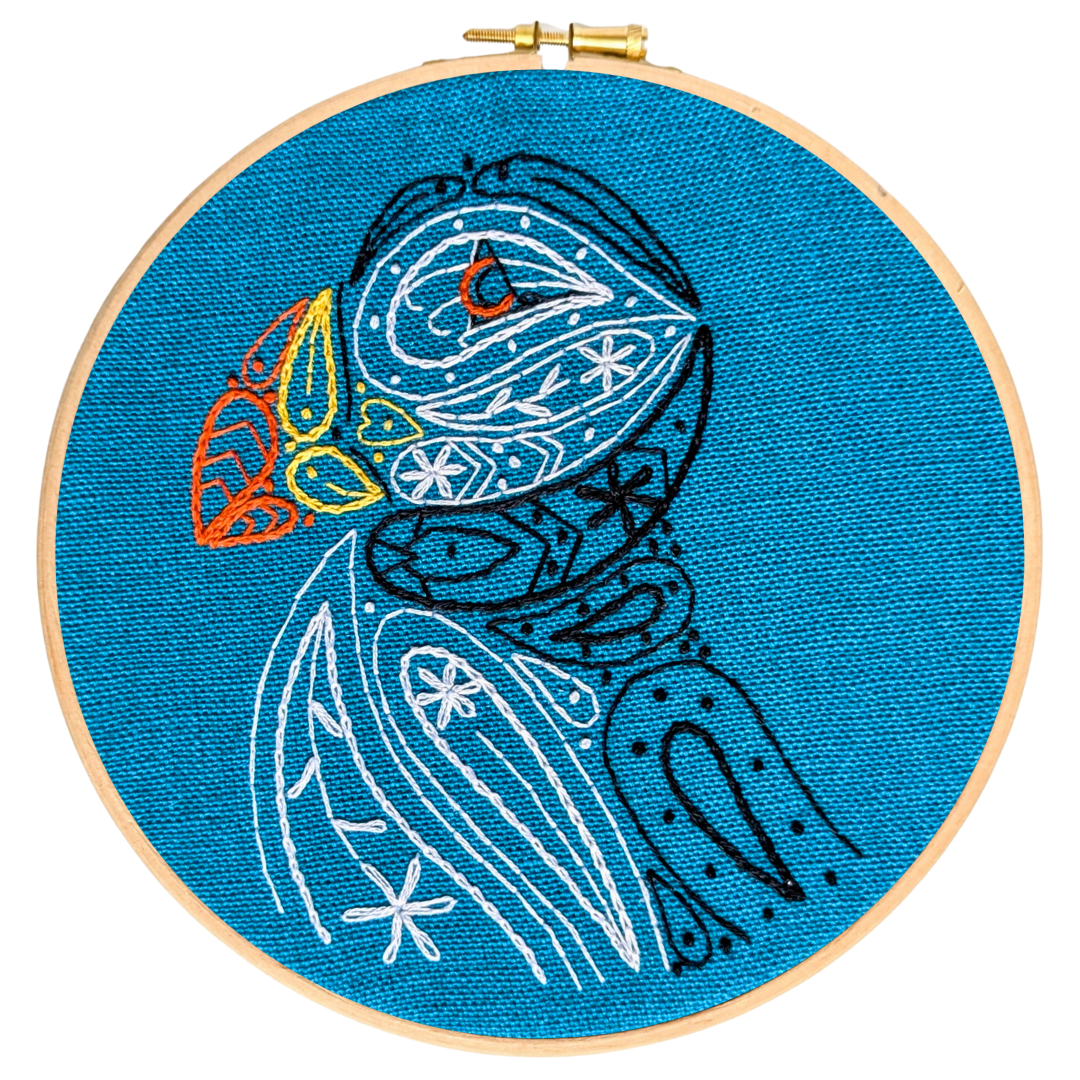 Puffin Embroidery Kit