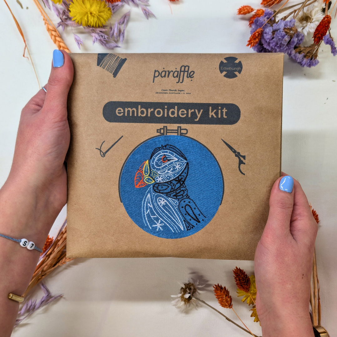 Puffin Embroidery Kit