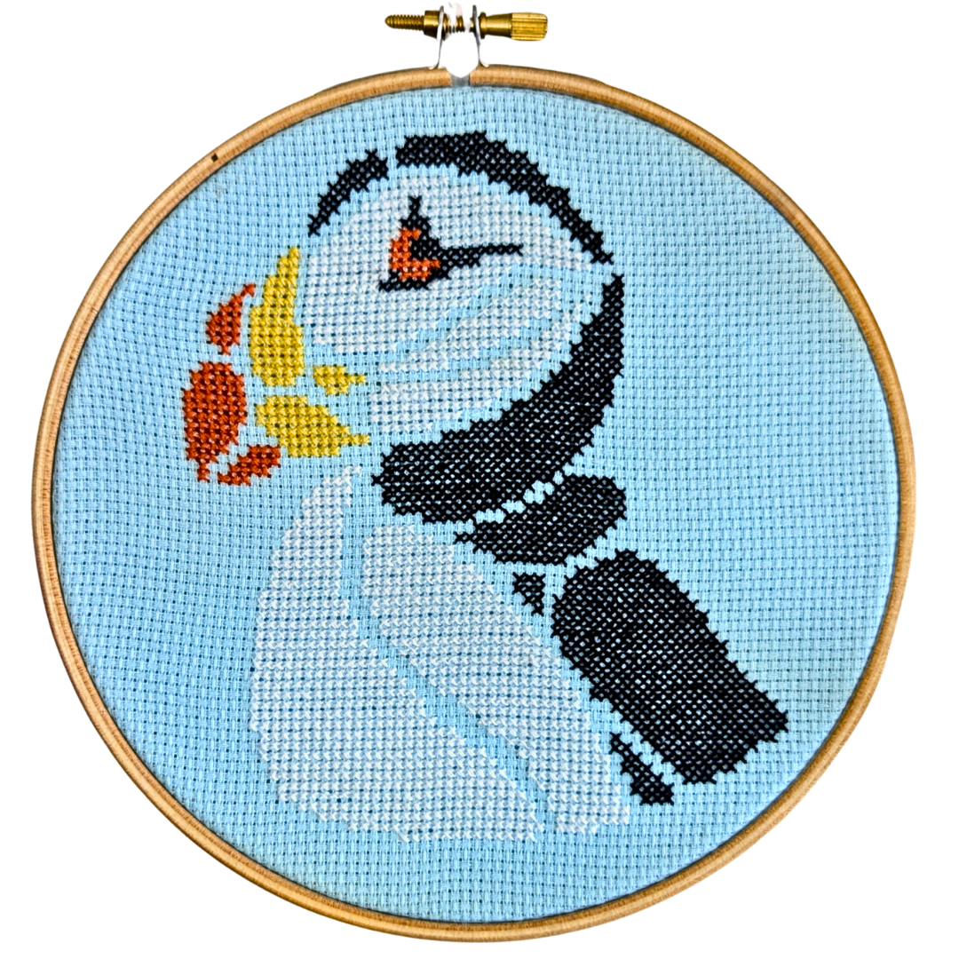 Puffin Cross Stitch Kit
