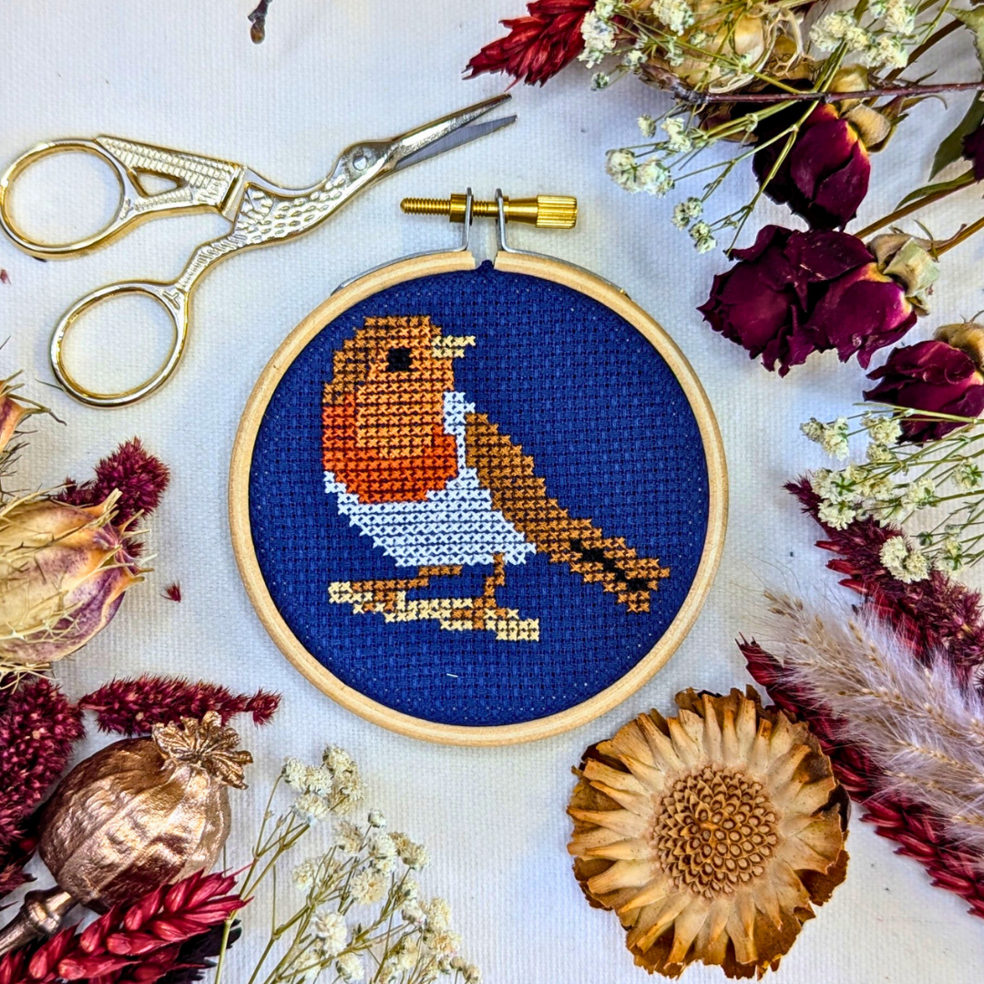 Mini Robin Cross Stitch Kit