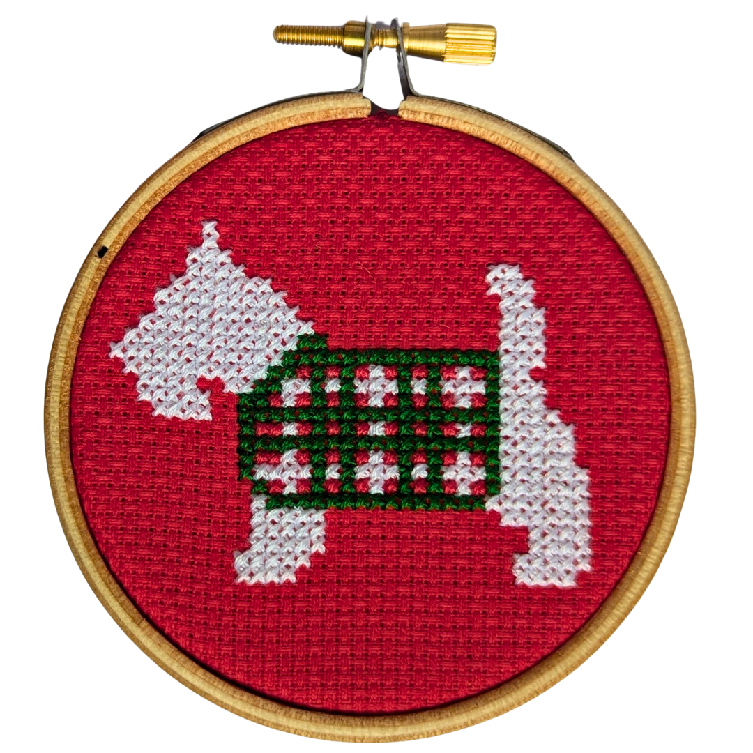 Mini Scottie Dog Cross Stitch Kit