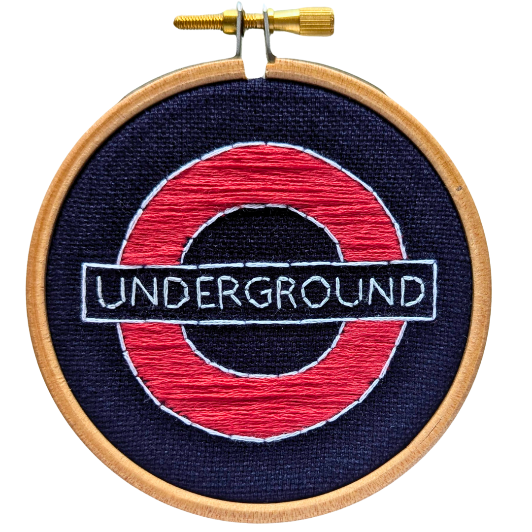 Mini London Underground Embroidery Kit