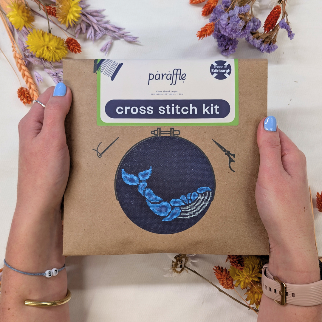 Whale Cross Stitch Kit