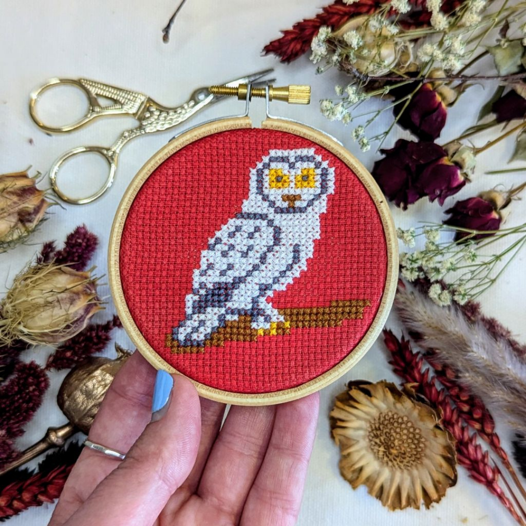 Mini Owl Cross Stitch Kit