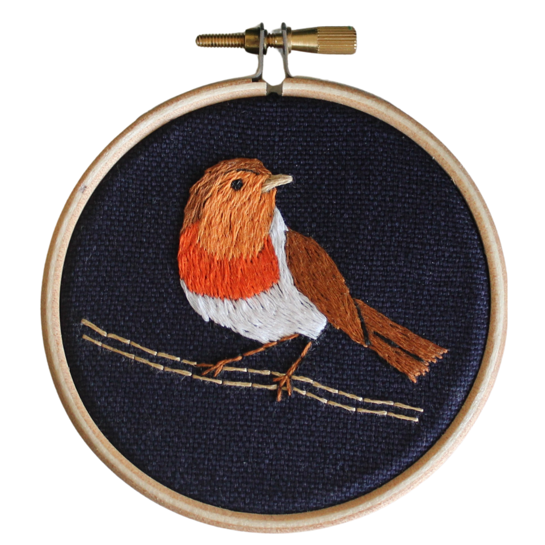 Mini Robin Embroidery Kit