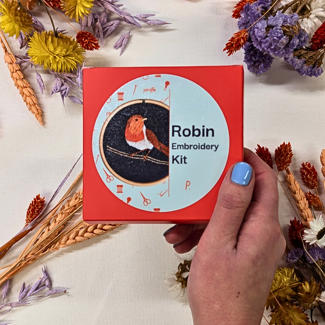 Mini Robin Embroidery Kit