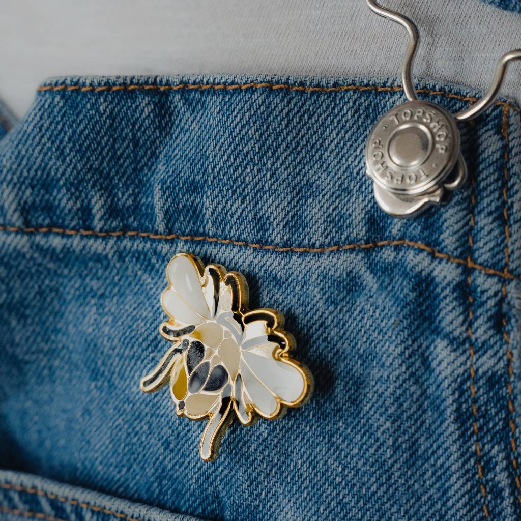 Bee Pin Badge