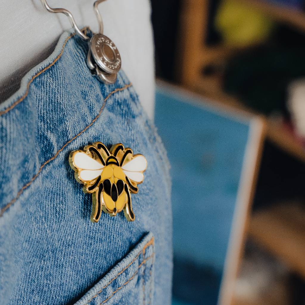 Bee Pin Badge