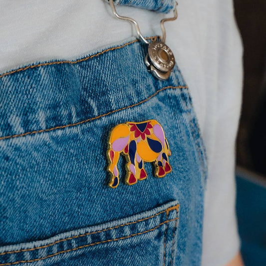 Elephant Pin Badge