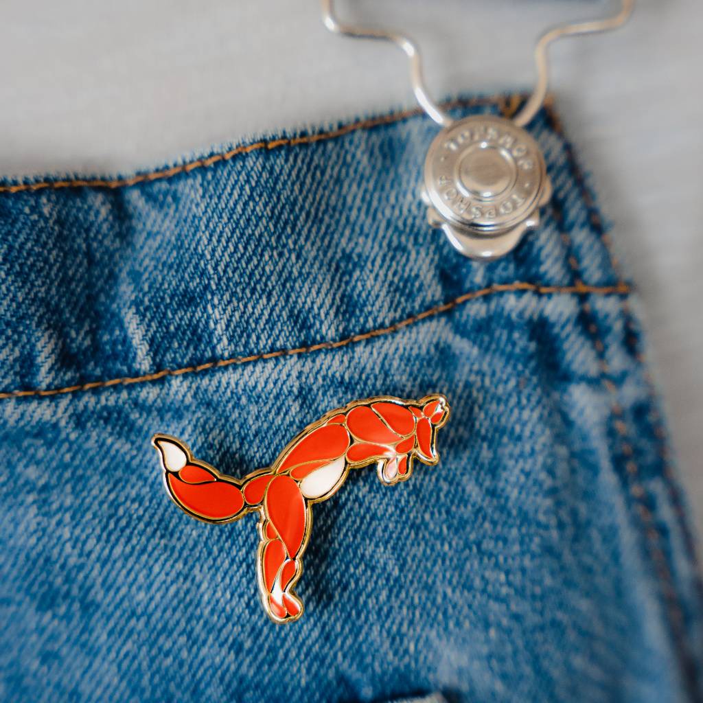 Fox Pin Badge