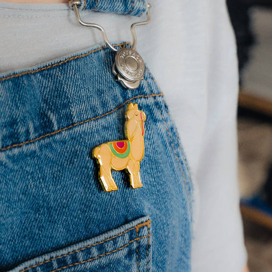 Llama Pin Badge