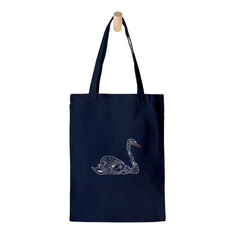 Paraffle Embroidery Tote bag Kit Swan Tote Bag Kit